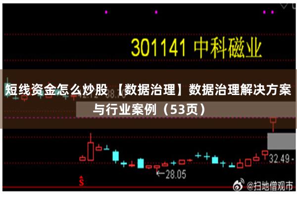 短线资金怎么炒股 【数据治理】数据治理解决方案与行业案例（53页）