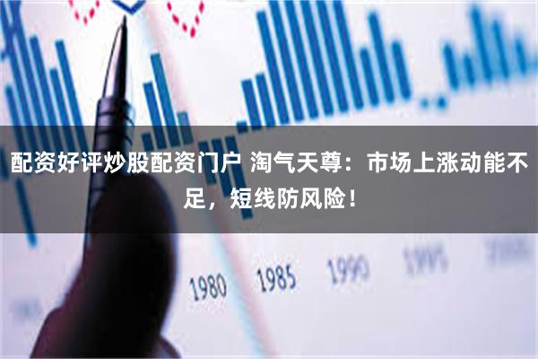配资好评炒股配资门户 淘气天尊：市场上涨动能不足，短线防风险！