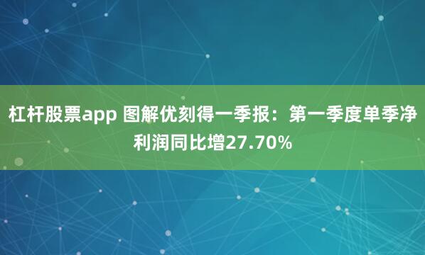 杠杆股票app 图解优刻得一季报：第一季度单季净利润同比增27.70%