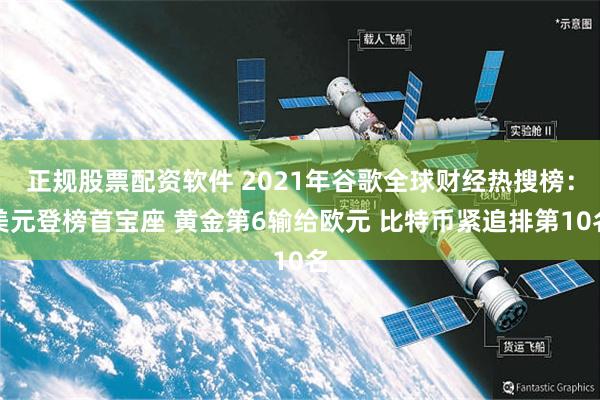 正规股票配资软件 2021年谷歌全球财经热搜榜：美元登榜首宝座 黄金第6输给欧元 比特币紧追排第10名